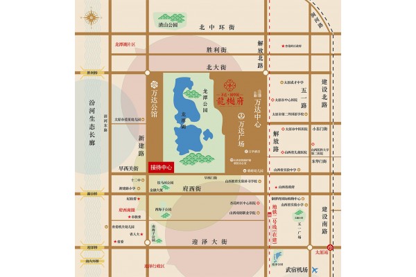 万达龙樾府交通图