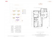 万科时代之光116平米户型图