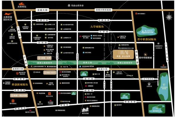 良硕和山铭筑区位图