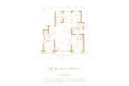远大凤玺湾170㎡（E2）四室两厅三卫户型图