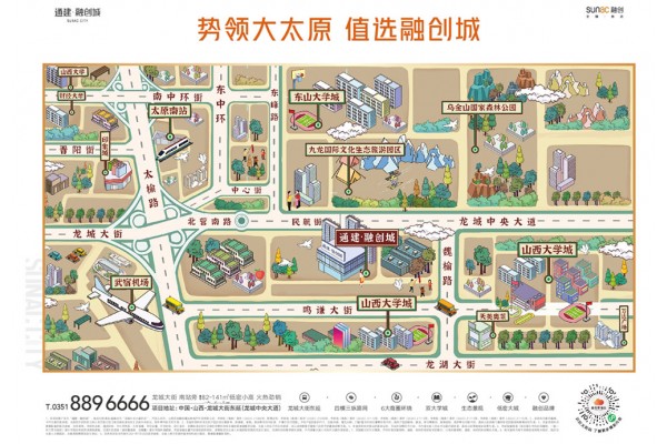 通建融创城区位图