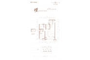 保利天珺140㎡三室两厅两卫户型图