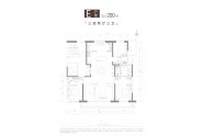 太原瑞府200㎡三室两厅三卫户型图