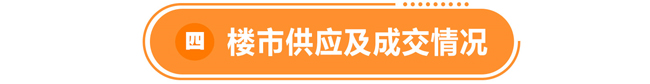 优居周报 楼市供应及成交情况